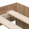 vidaXL Bedframe met lade Artisan Eiken 90 x 190 cm Bewerkt hout