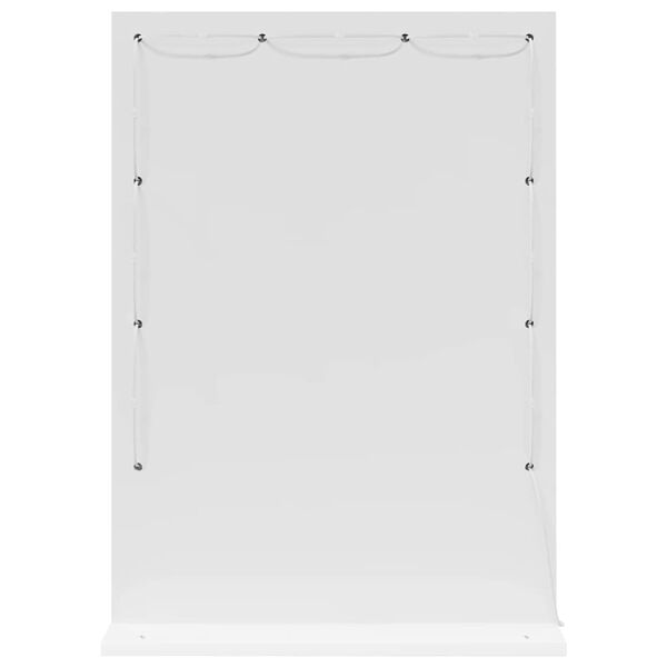 vidaXL Schmink Spiegel Wit 70 x 50 x 18 cm Glas en Hout met Kunststof