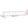vidaXL Plantenbak verhoogd 360x80x40 cm cortenstaal