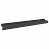 vidaXL Gazonrand 20 st 100 x 10 x 8 cm Staal Zwart