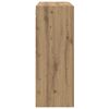 vidaXL Wandkast Artisan Eiken 69,5 x 34 x 90 cm Bewerkt hout