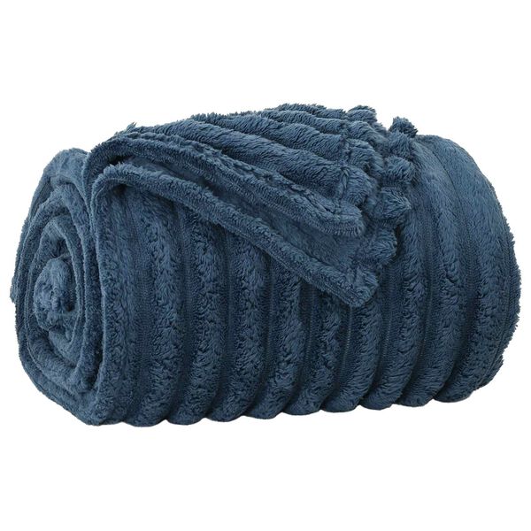 vidaXL Kleden 6 pcs Marineblauw 200 x 150 cm Fleece