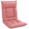vidaXL Vloerstoel Roze 55 x 61 x 70 cm Nep Leer