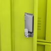 vidaXL Lockerkasten 5 st 90x45x92,5 cm staal lichtgrijs en groen
