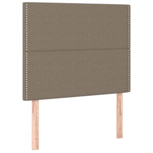 vidaXL Hoofdbord taupe 90x5x118/128 cm Stof