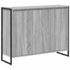 vidaXL Bijzetkast Grijs Sonoma 96,5 x 30 x 75 cm Bewerkt hout