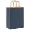 vidaXL Papieren zakken 250 st met hengsels 21x11x28 cm blauw