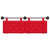 vidaXL Hangend Hoofdeinde Wandgemonteerd Rood 150 x 55 x 5 cm Nep Leer