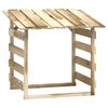 vidaXL Pergola met dak 100x90x100 cm ge&iuml;mpregneerd grenenhout