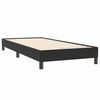 vidaXL Boxspring met matras fluweel zwart 90x220 cm