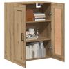vidaXL Dressoir 69,5x34x90 cm bewerkt hout artisanaal eikenkleur