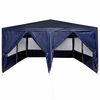 vidaXL Partytent Blauw 400 x 400 x 266 cm Polyetheen