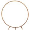 vidaXL Trouwrand Licht Bruin 224 x 80 x 220 cm Massief Vurenhout