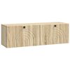 vidaXL Wandbeugel TV-kast Sonoma Eiken 98 x 31 x 30 cm Bewerkt hout