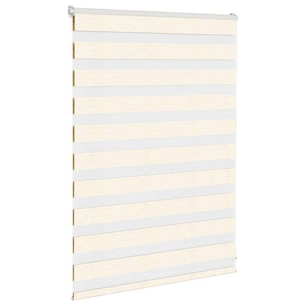 vidaXL Zebra rolgordijn 95x100 cm stofbreedte 90,9 cm marmerbeige