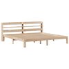 vidaXL Bedframe met hoofdbord massief grenenhout 180x200 cm