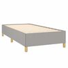 vidaXL Bedframe zonder matras 90x190 cm stof lichtgrijs