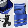 vidaXL Winkel trolley Blauw 47 x 39 x 100,5 cm Oxford stof