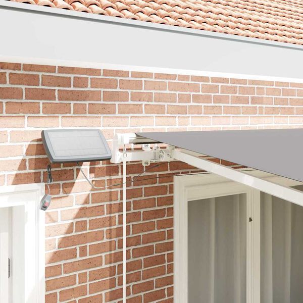 vidaXL Markies met Wit 3,5 x 2,5 m Metaal