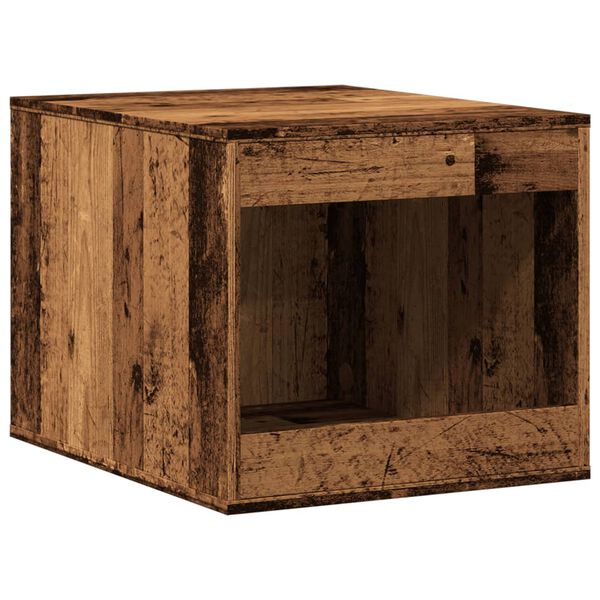 vidaXL Kattenbakkast 47x59x42 cm bewerkt hout oud houtkleurig