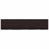vidaXL Tafelblad 180x40x(2-6)cm behandeld eikenhout donkerbruin