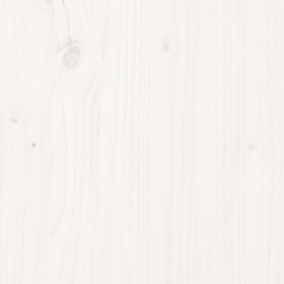 vidaXL Tafelblad ovaal 60x30x2,5 cm massief grenenhout wit