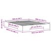 vidaXL Bedframe met opslag Wit 160 x 200 cm Massief grenenhout