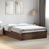 vidaXL Bedframe bewerkt hout bruin eikenkleur 120x190 cm