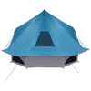 vidaXL Familie Tipi Tent met dak Blauw 680 x 430 x 270 cm