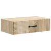 vidaXL Wandmontage Zijtafel 59 x 34,5 x 17 cm Bewerkt hout