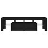 vidaXL Tv-meubel met LED-verlichting 140x36,5x40 cm zwart