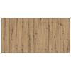 vidaXL Hoofdbord Met Kast met lade 3 pcs Artisan Eiken Bewerkt hout