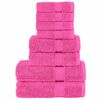 vidaXL 8-delige Handdoekenset SOLUND 600 g/m&sup2; roze