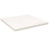 vidaXL Tafelblad vierkant 40x40x2,5 cm massief grenenhout wit