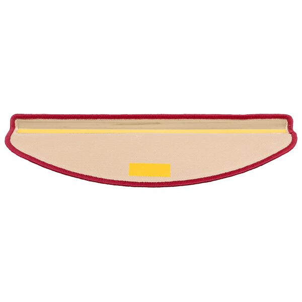 vidaXL Trapmatten zelfklevend 5 st 65x21x4 cm rood