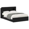 vidaXL Bedframe met opslag Zwart 160 x 200 cm Bewerkt hout