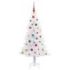 vidaXL Kunstkerstboom met 150 LED Wit 150 cm PVC en Staal