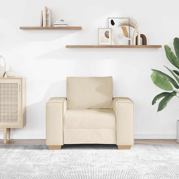 vidaXL Sofa Stoel Linnen 100x78x84 cm