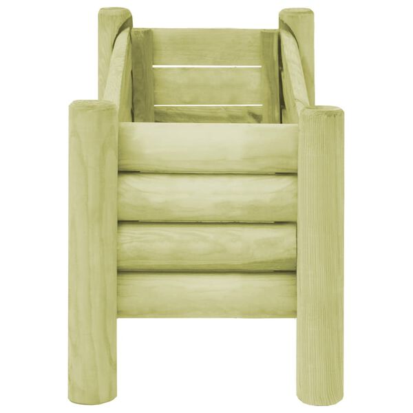 vidaXL Plantenbak verhoogd 120x40x42 cm geïmpregneerd grenenhout