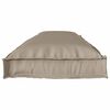 vidaXL Pallet Kussen Set 2 pcs Taupe 150 x 40 x 8 cm Oxford Stof