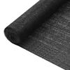 vidaXL Privacynet 75 g/m&sup2; 1,5x25 m HDPE zwart