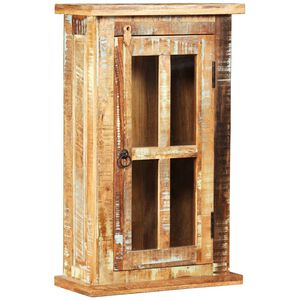 vidaXL Wandkast 44x21x72 cm massief gerecycled hout