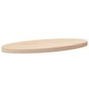 vidaXL Tafelblad ovaal 60x30x2,5 cm massief grenenhout