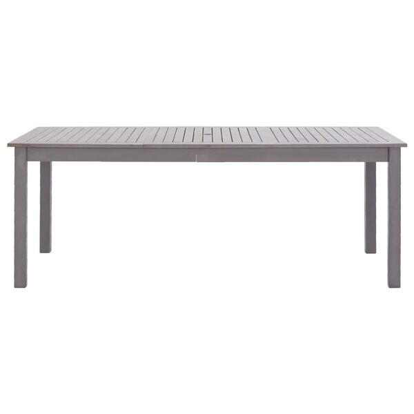 vidaXL Tuintafel 200x90x74 cm massief acaciahout greywash