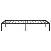 vidaXL Bedframe metaal zwart 90x190 cm