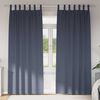 vidaXL Zwart-out Gordijnen met Ringen 2 pcs Antraciet 245 x 140 cm