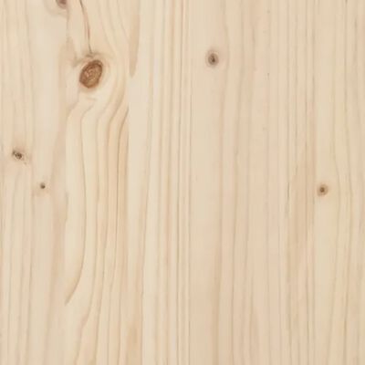 vidaXL Hoofdbord 141x4x100 cm massief grenenhout
