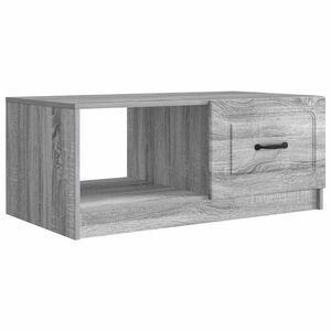 vidaXL Salontafel Grijs sonoma 90 x 50 x 37 cm Bewerkt hout