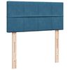 vidaXL Ottoman bed met matras 80x200cm fluweel donkerblauw
