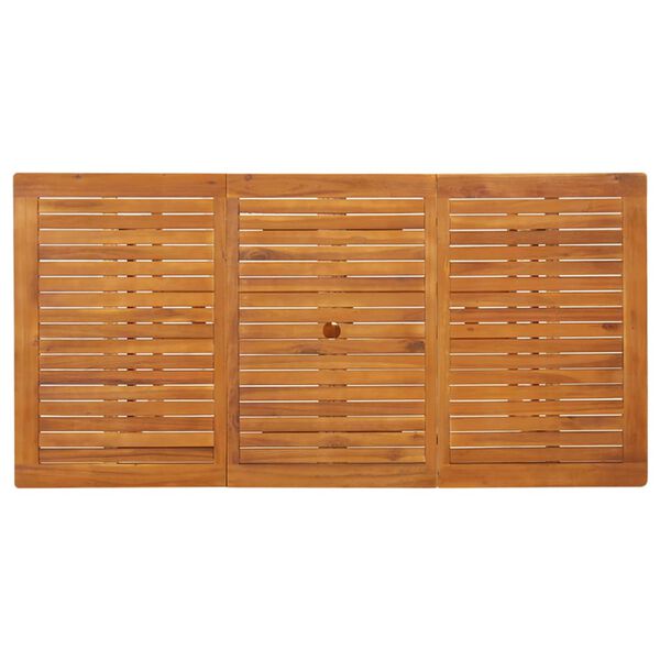 vidaXL Tuintafel 180x90x75 cm massief acaciahout